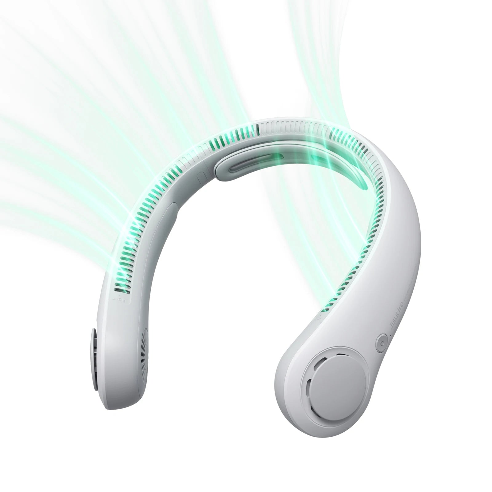 Portable Neck Fan Upgraded, 5000Mah Battery, Necksupport, 5 Speeds Gears Adjustment, Outdoor Wearable Hands-Free Fan